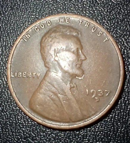 1937 D LAMINATION ERROR ON OBVERSES Chin Error LAMINATIONS #219 Cover