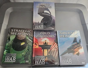 Weapons of War Lot of 4 DVD NEW SEALED: Haulers, Warriors, Aircraft & Strategic - Picture 1 of 13