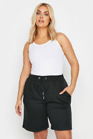 Yours Clothing Womens Plus Size Jogger Shorts