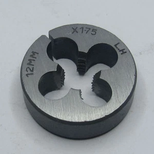 RDGTOOLS 12MM X 1.75 LEFT HAND DIE M12 X 1.75 - Picture 1 of 3