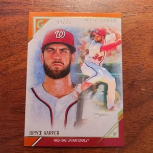 Bryce Harper 2017 Topps Gallery Masterpiece Orange /25 #MP-14 SSP Nationals MVP - Picture 1 of 3