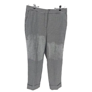 Ann Taylor Houndstooth Ankle Pants Womens Size 14 Career Office Business - Picture 1 of 5