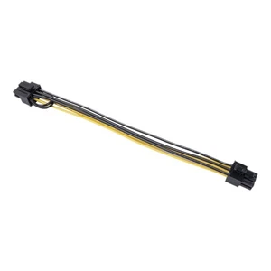 PCI-e 6 pin Female to PCI-E 6+2 Female Cable Splitter Adaptor 20CM - Picture 1 of 14