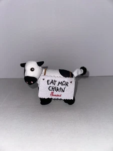 Chick-fil-A Kuh mit Schild "Eat Mor Chikin" 4 Zoll Plüschtier Stofftier Spielzeug - Bild 1 von 3