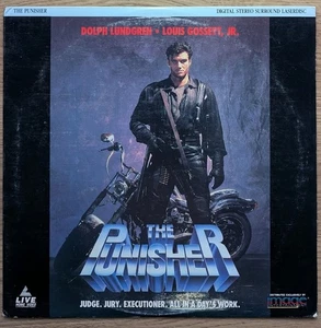 The Punisher 1989 Laserdisc Dolph Lundgren Marvel Comics Universe Louis Gossett - Picture 1 of 2