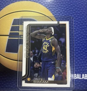 2025-26 Topps Basketball Pascal Siakam RARE SSP  Golden Mirror Image Variation - Picture 1 of 2