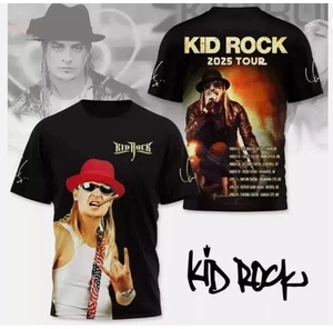 Kid Rock Tour 2025 Spring Arena AOP 2025 hot shirt 3d, cute gift dad 3d - Picture 1 of 2