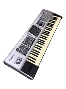 Roland Fantom X6 61 Keyboard Synthesizer with Carrying Case & Foot Pedal Tested - Picture 1 of 7