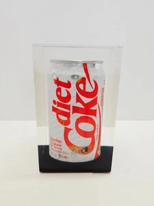 Vintage 1986 Diet Coke Pop Can in Resin Block Coca Cola - Picture 1 of 4