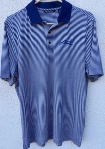 Cutter & Buck ACC Conference Striped Golf Polo Medium NWT MSRP $65 - Picture 1 of 7