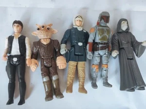 Star Wars Vintage Kenner Figuren – 5er Set – Boba Fett, Han Solo, Palpatine - Bild 1 von 21