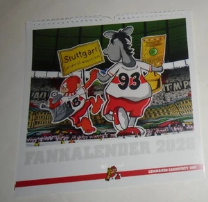 VFB STUTTGART KALENDER 2026 Jahreskalender+Pokalsieg CC97 Commando Cannstatt 97 - Picture 1 of 2