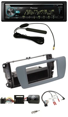 Pioneer CD MP3 Lenkrad DAB USB Autoradio für Seat Ibiza conemaragrau - Bild 1 von 4