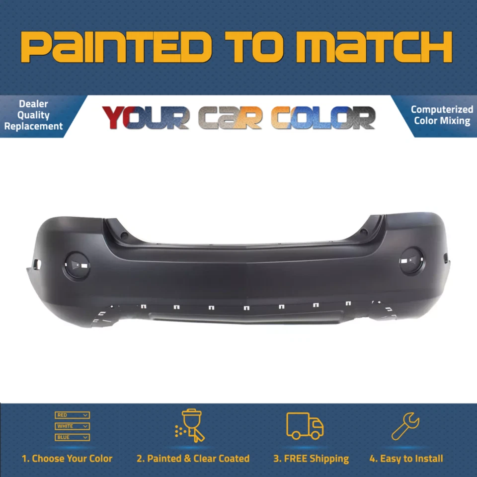 For 2008-2010 SATURN VUE; Rear Bumper Cover; 2.4L; HYBRID; GM1100807 Painted Foto 1 de 1