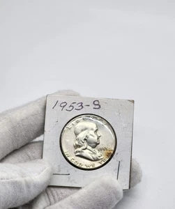 [Lot of 5] Franklin Half Dollars - 90% Silver  Includes Low Mintage 1953-S - Picture 1 of 24