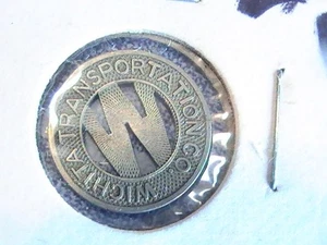 TRANSIT TOKEN WICHITA TRANSPORT CO. GOOD FOR ONE TARIF SMALL TOKEN #1 - Bild 1 von 4