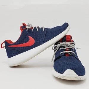 Nike iD V02NI Blue, Red, & White Sneakers 943711-991 Men's US Size 8 - Picture 1 of 8