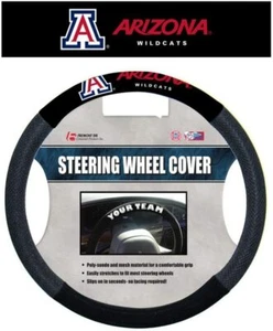 NCAA College Arizona Wildcats Mesh Steering Wheel Cover Auto Car Truck - Picture 1 of 1