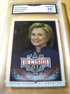 HILLARY CLINTON 2016 DECISIÓN PROMO ORO # P2 GRADO 10 L@@K - Imagen 1 de 1