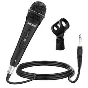 5Core XLR Microphone Dynamic Mic Karaoke Singing Studio Mics Handheld Microfono - Picture 1 of 10
