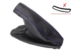 Handbrake Boot For BMW Series 3 E36 1991-1999 Leather Blue Stitching - Picture 1 of 5