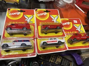 CORGI Falck Danish Rescue Corps Mercedes Ambulance Wrecker Firetruck Van Moc - Picture 1 of 22