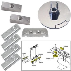 KIT ÁNODO TECNOSEAL VERADO 6 CON HERRAJES ALUMINIO BOLSA DE POLIE - Imagen 1 de 1