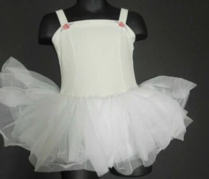 Vestido Mirella Camisola Baile Ballet Adjunto Tutú Niñas Tallas Blanco M1044 Floral  - Imagen 1 de 5
