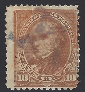 US # 283 - Port Townsend Kicking Mule Cancel - Crowe Cert & Signed LHC (P10) - Picture 1 of 3