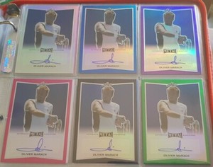 2016 Leaf Metal Tennis Base Auto Oliver Marach Lot of 6 (5 numbered)