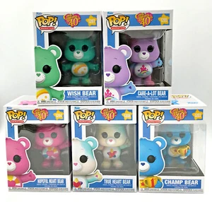 Glücksbärchis Care Bears Funko Pop! Figuren True Heart Wish Champ Hopeful Bear - Bild 1 von 6