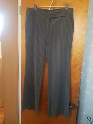 Pantalones de vestir My Michelle gris a rayas talla 9 juniors Foto 1 de 4