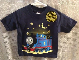 Thomas & Friends GLOW-IN-THE-DARK Short Sleeve T-Shirt Size 2T with THOMAS On It - Picture 1 of 4