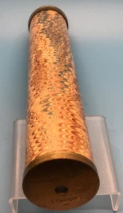 Caleidoscopio de latón vintage Van Cort L’Optique hecho en EE. UU. - Imagen 1 de 6