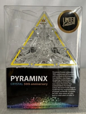 Meffert's Puzzles Pyraminx Crystal 50th Anniversary Limited Edition, Uwe Meffert - Image 1 of 4