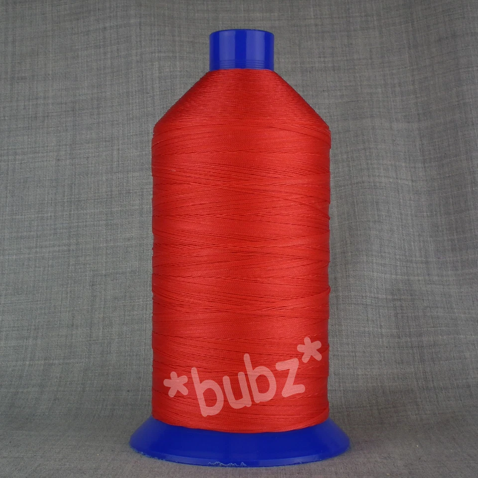 BONDED NYLON STRONG SEWING THREAD 20s BIG 3,000m SPOOL RED 20 TKT LEATHER REPAIR - Image 1 of 1