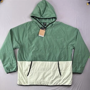 The North Face Sweatshirt Mens 2X-Large Green Heatseeker Eco Mountian Hoodie NWT - Picture 1 of 21