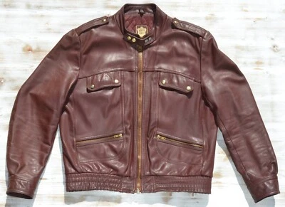 iXS  MOTORRADJACKE MOTORRAD LEDERJACKE SCRAMBLER CAFERACER VINTAGE Gr. 58 - Bild 1 von 4