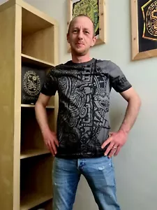 T shirt von SCORPION BAY, Türkis, Inka Skull, Baumwolle - Bild 1 von 6