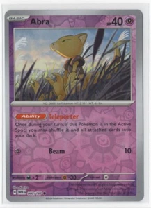 Pokemon Twilight Masquerade 080/167 Abra Reverse Holo - Picture 1 of 1
