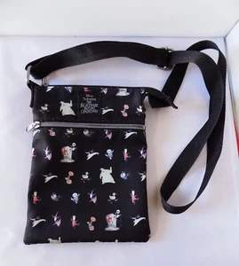 LOUNGEFLY GOTHIC NIGHTMARE BEFORE CHRISTMAS PASSPORT CROSSBODY PURSE HALLOWEEN - Picture 1 of 6