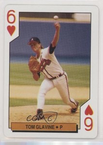 1994 US Playing Card Bicycle Atlanta Braves Box Set Tom Glavine #6H HOF