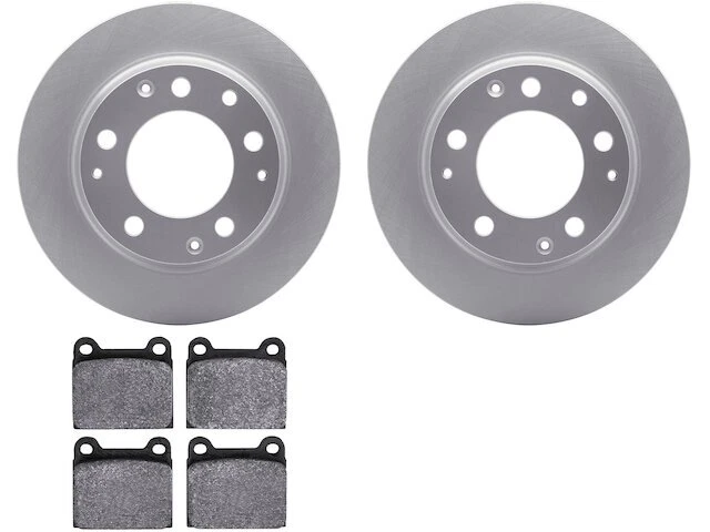 Kit de pastillas de freno trasero y rotor para Porsche 911 GF175FQ 1969-1983 Foto 1 de 1