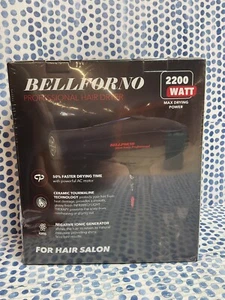 Bellforno Professional 2200W Ceramic Ionic Diffuser Hair Dryer YELLOW - Picture 1 of 3