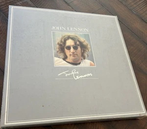 John Lennon Vinyl 9-LP Silver Box set Plays in Mint Condition 1981 JLP8 Beatles - Picture 1 of 24
