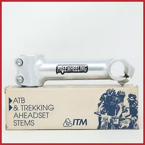 NOS ITM FREEWHEELING STEM 25.8mm CLAMP 1"+1/8 INCH THREADLESS 130mm VINTAGE 90s - Picture 1 of 6