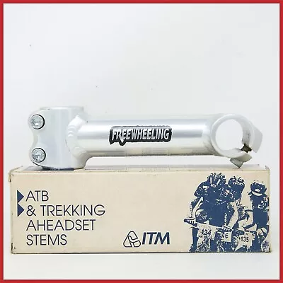 NOS ITM FREEWHEELING STEM 25.8mm CLAMP 1"+1/8 INCH THREADLESS 130mm VINTAGE 90s  - Image 1 of 4