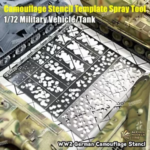 1/72 veicolo militare/carro carro armato mimetico tedesco modello stencil strumento spray - Foto 1 di 7