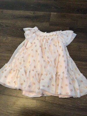 Cat & Jack Daisy Sparkle Tulle Dress With Bloomers NWT 6-9 Months Baby - Image 1 of 3