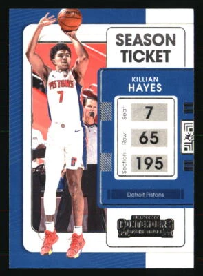 Killian Hayes 2021-22 Panini Contenders #78 BASKETBALL Card - Image 1 of 2